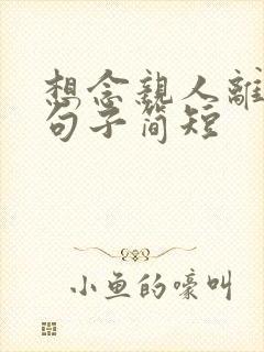 想念亲人离世的句子简短