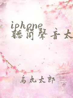 iphone 听筒声音太小