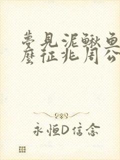 梦见泥鳅鱼是什么征兆周公解梦