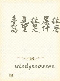梦见拉屎拉在被窝里是什么意思