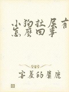 小狗拉屎有粘液怎么回事