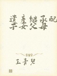 遗产继承配偶和子女父母