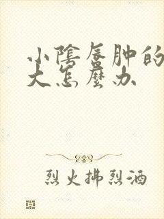 小阴唇肿的特别大怎么办