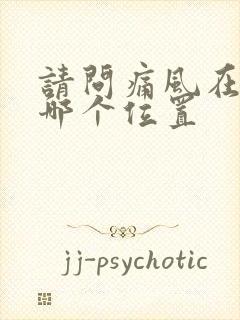 请问痛风在脚上哪个位置