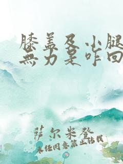 膝盖及小腿酸软无力是咋回事