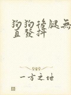 狗狗后腿无力一直发抖