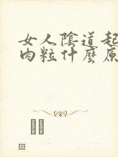 女人阴道起红色肉粒什么原因