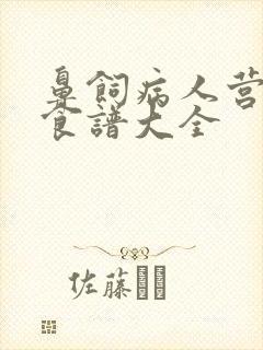 鼻饲病人营养餐食谱大全