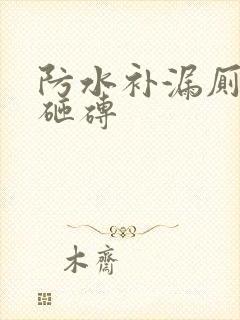 防水补漏厕所免砸砖