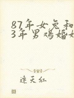 87年女兔和93年男鸡婚姻相配吗