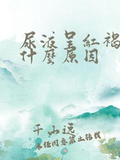 尿液呈红褐色是什么原因