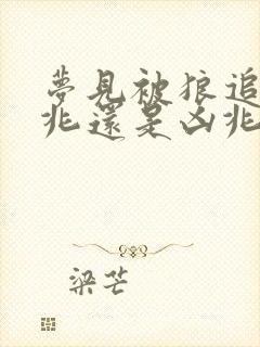 梦见被狼追是吉兆还是凶兆