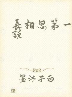 长相思第一部小说
