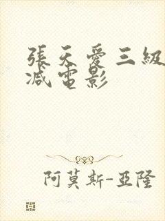 张天爱三级无删减电影