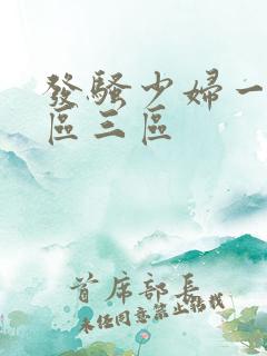 发骚少妇一区二区三区