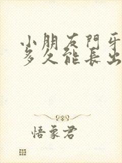 小朋友门牙掉了多久能长出来