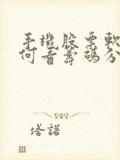 手机股票软件如何看筹码分布