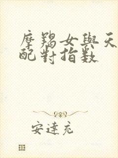 摩羯女与天秤男配对指数