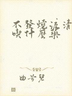 不发烧流清鼻涕吃什么药