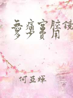 无痛宫腔镜检查多少费用