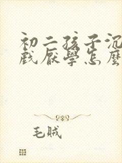 初二孩子沉迷游戏厌学怎么办