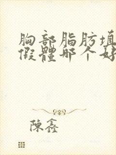 胸部脂肪填充和假体哪个好