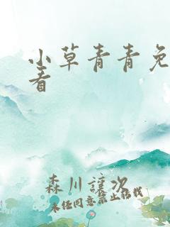 小草青青免费观看
