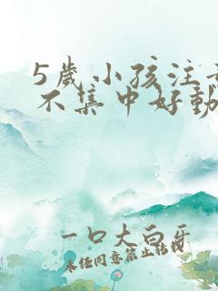 5岁小孩注意力不集中好动是什么原因