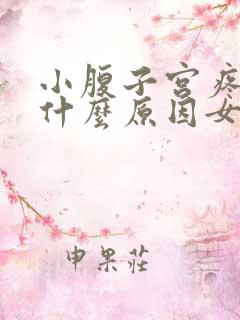 小腹子宫疼痛是什么原因女性