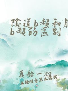 阴道b超和腹部b超的区别