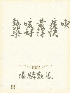 热咳黄痰吃什么药好得快