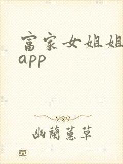 富家女姐姐韩漫app