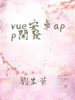 vue安卓app开发