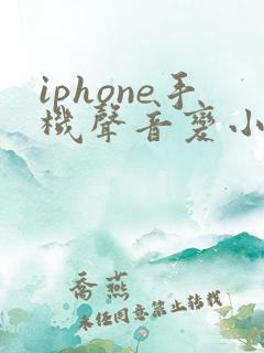 iphone手机声音变小了怎么办