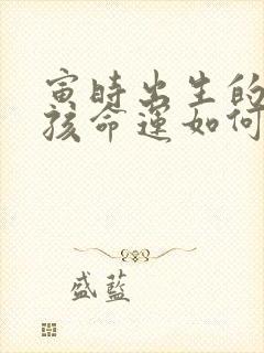 寅时出生的兔男孩命运如何