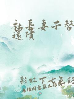 社长妻子替丈夫还债