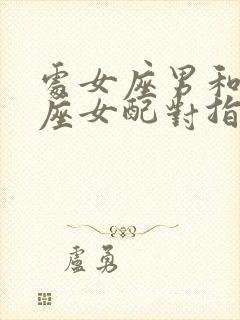 处女座男和摩羯座女配对指数是多少