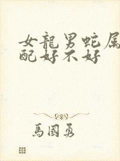 女龙男蛇属相婚配好不好