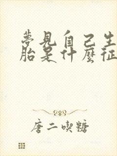 梦见自己生龙凤胎是什么征兆