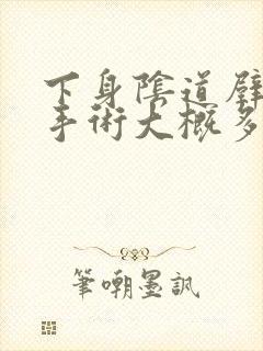 下身阴道壁膨出手术大概多少钱