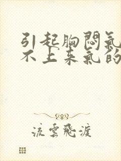 引起胸闷气短喘不上来气的原因