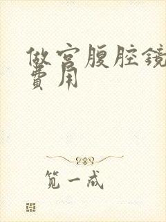 做宫腹腔镜检查费用