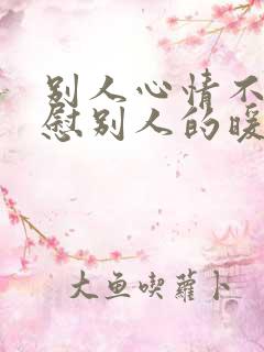 别人心情不好安慰别人的暖心句子