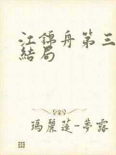 江锦舟第三季大结局