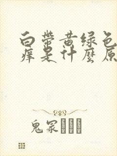 白带黄绿色阴道痒是什么原因