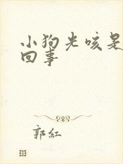 小狗光咳是怎么回事