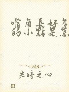 嘴角长好多白色的小点是怎么回事