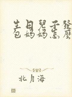 生日儿子发的红包妈妈怎么感谢