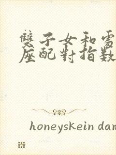 双子女和处女男座配对指数