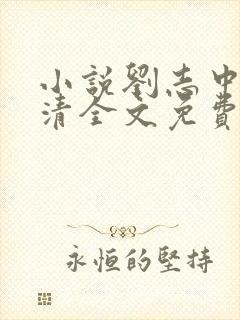 小说刘志中卢玉清全文免费阅读